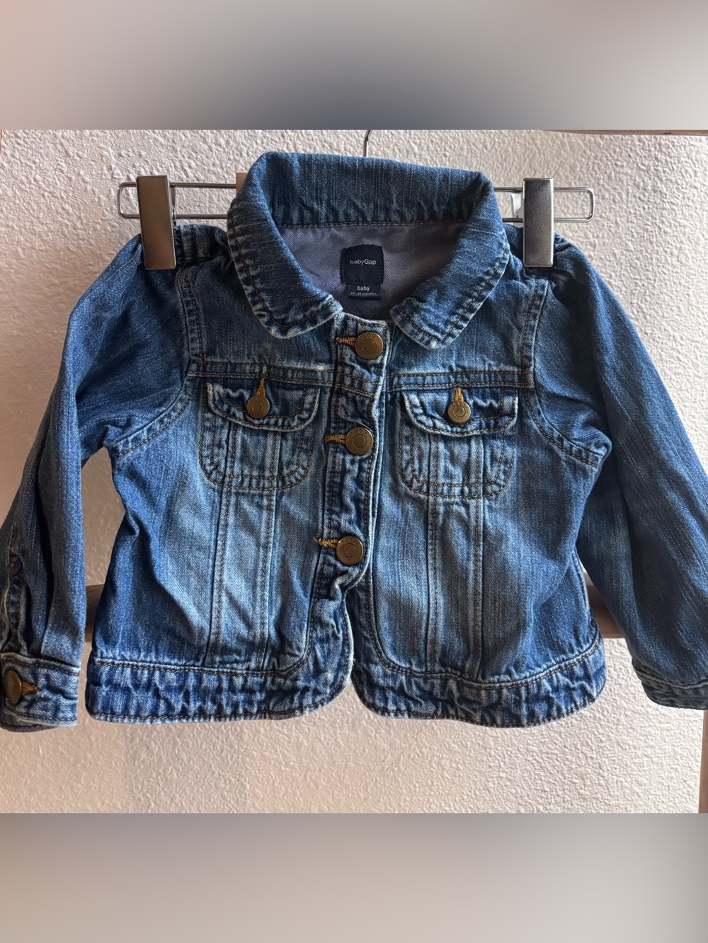 GAP Toddler Denim Jacket in Medium Blue